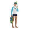 Cressi Boy's Octopus Long Rash Guard - Blue, 8 Years