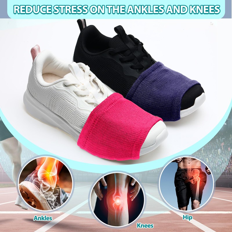 Haysandy 8 Pairs Dance Shoe Covers Over Shoes Socks for