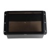 Unbranded Black Double DIN Radio Stereo Cover For Harley Road