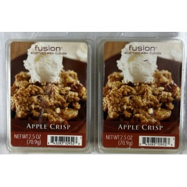 Fusion Wax Melts "Apple Crisp" Highly Scented 2 Packs of 2.5 oz Each