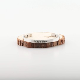 Adult Baptism Gift Made New Baptism Keychain Christian Baptized Jewelry Teen Baptism bracelet (Made New CA)