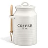 Barnyard Designs Coffee Canister for Kitchen Counter, Decorative Ceramic Coffee