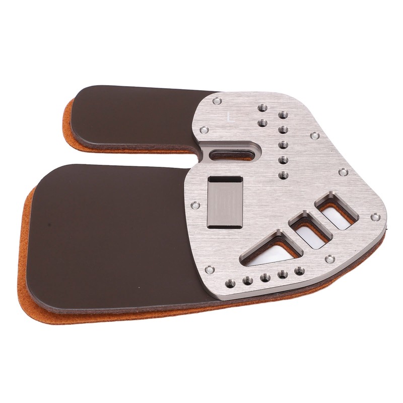 Leather Archery Finger Tab Protect Guard Recurve Bow Protector Shooting