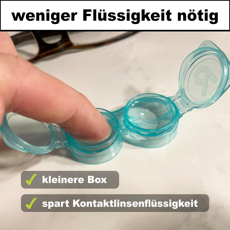 Traptix EYB Contact Lens Case, Pink, transparent, Cosmetic case