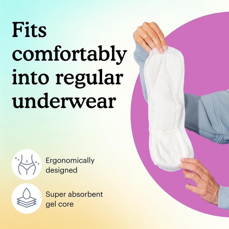 Because Incontinence Pads for Women – Maximum Absorbency for Moderate