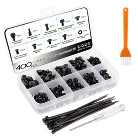 Gueenky 432 Piece Computer Screws Set, PC Screws Assorted Set Motherboard Screws PC Fan Screws Screws for SSD Case Fan Hard Drive Notebook with Screwdriver