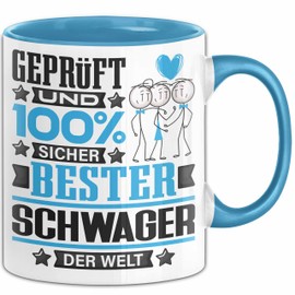 Trendation Brother-in-law Gift Funny Saying for Brother-in-law Gift Idea "Bester Schwager Der Welt" (