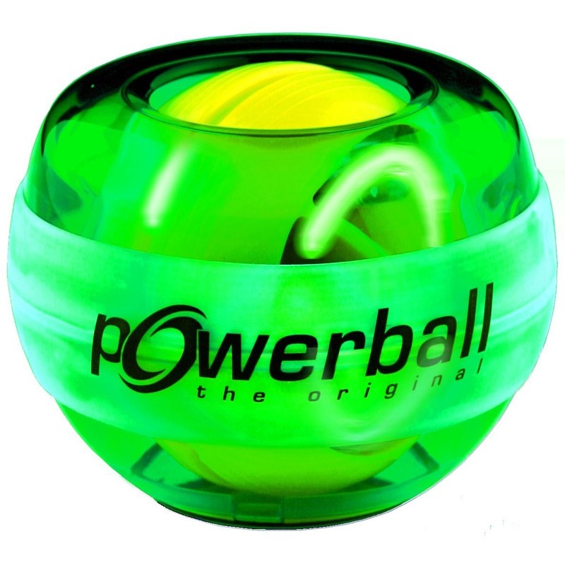 Powerball Kernpower Lightning Green Gyroscopic Hand Exerciser with Green Light