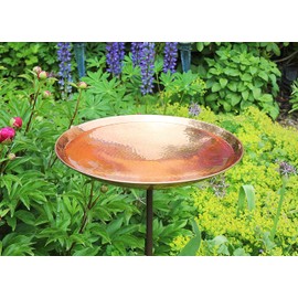 Achla Designs Polished Copper Birdbath with Stake