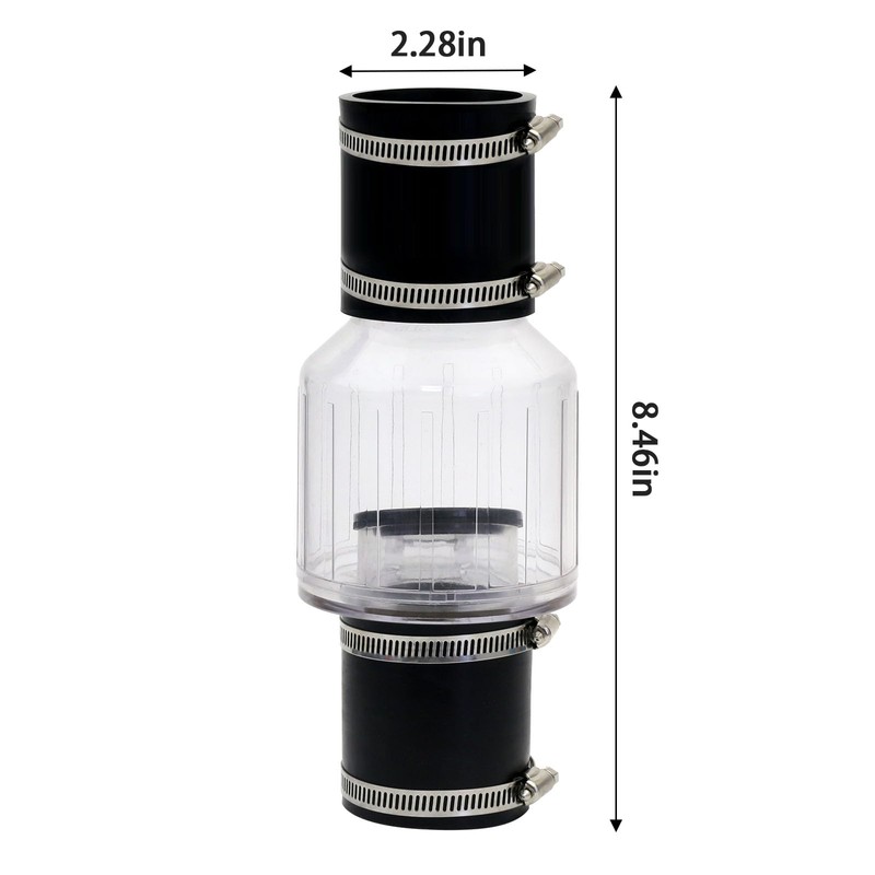 Sump Pump Check Valve 1 1/2 inch, Silent Check Valve