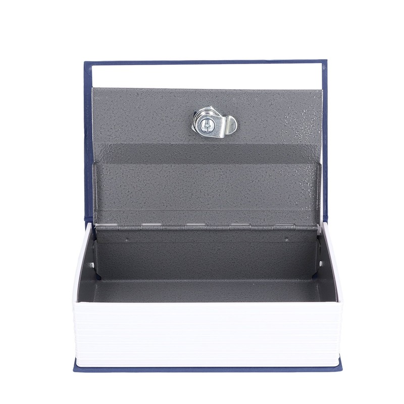 Safe Box Simulation Book Shape Decorative Storage Money Case for