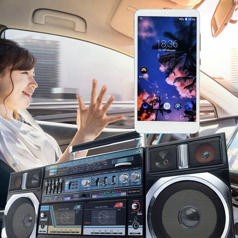 MP4 Player with Bluetooth and WiFi HiFi Sound 5.0inch Full