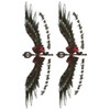 THE FANTASY hb032 Tattoo Sticker Wings Feather