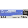 Polyco GL8905 Bodyguards Disposable Gloves, Nitrile, Powder Free, X-Large, Blue, 100 Pieces