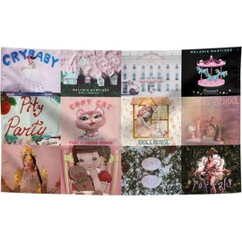 Melanie Martinez Flag Funny Tapestry Banner Art Home Decoration for College Dorm Room Decor,Outdoor,Gift, Parties - Size: 60x90in