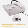 TECHZOCO RJ10 Plug, Modular Telephone Connector, 4P4C Plug, Telephone Adapter,