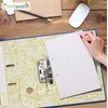 Clarisworld Lever Arch Files A4 Size 2 Ring Sheets Holder,