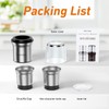 Secura Electric Coffee Grinder and Spice Grinder with 2 Stainless