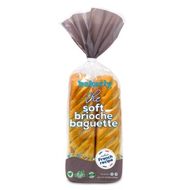 bakerly Soft Brioche Baguettes Pack of 4, 4-Count (16 Total Brioche Baguettes)