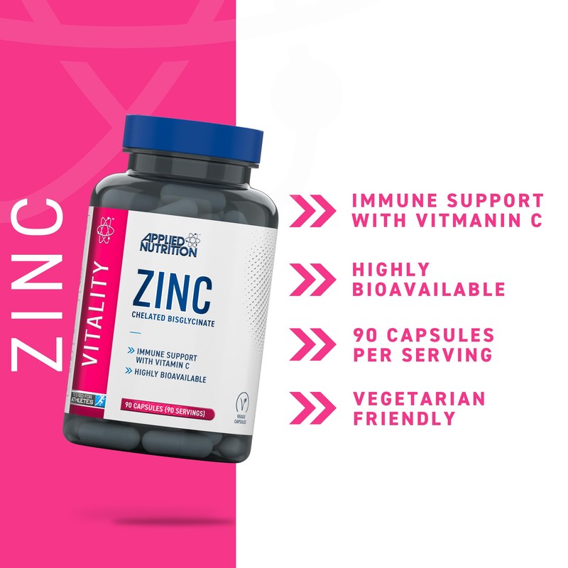 Applied Nutrition Zinc - 15mg Strength Supplement for Normal Immune