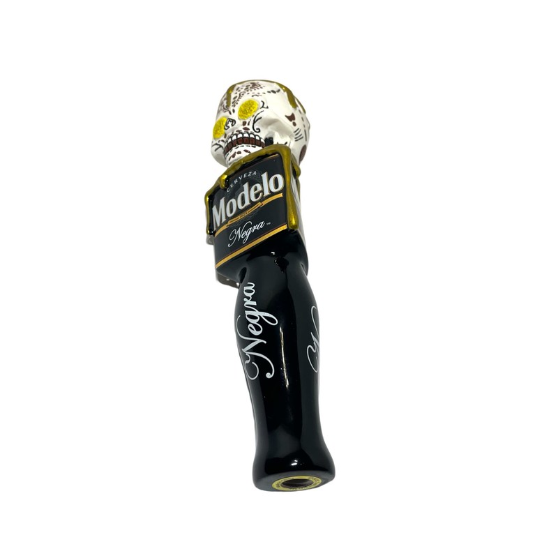 Modelo Negra Dia De Los Muertos Skull Tap Handle |