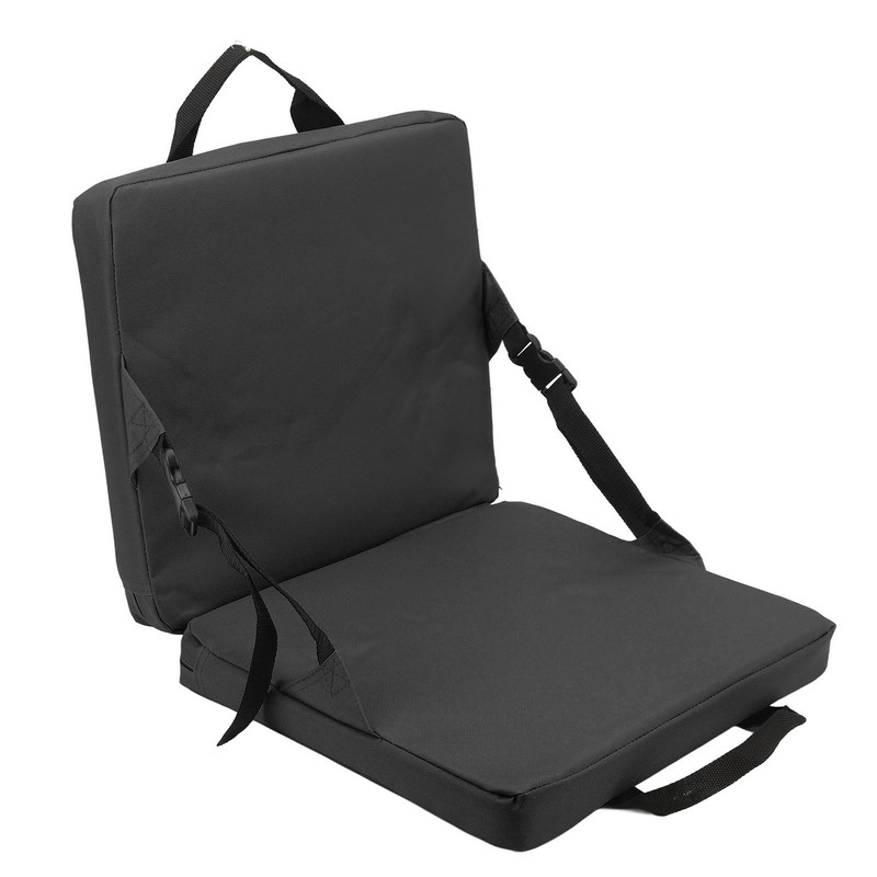 Outdoor Foldable Chair with Backrest Soft Sponge Cushion Back Chair