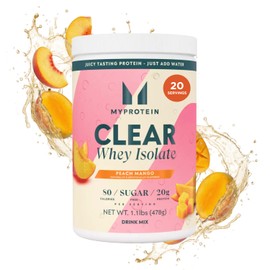 Myprotein Clear Whey Isolate - 20 porciones de mango melocotón                                                                                        