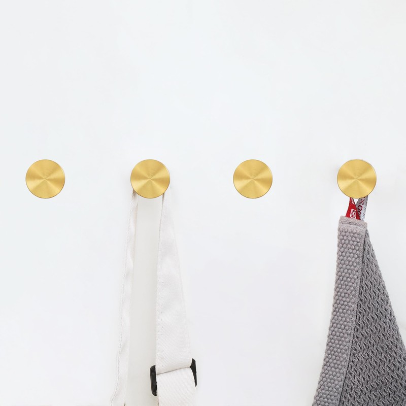 SAYAYO Gold Coat Hooks Wall Mount,Modern Towel Hooks for Bathrooms