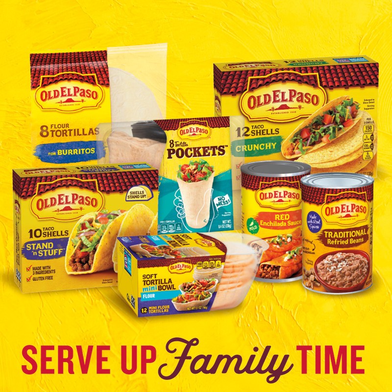 Old El Paso Stand 'N Stuff Taco Shells, Mexican Style