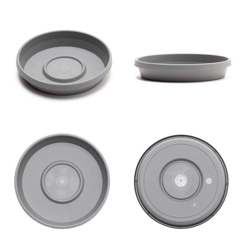 Bloem Terra Plant Saucer Tray for Planters 9-12" Chocolate Brown