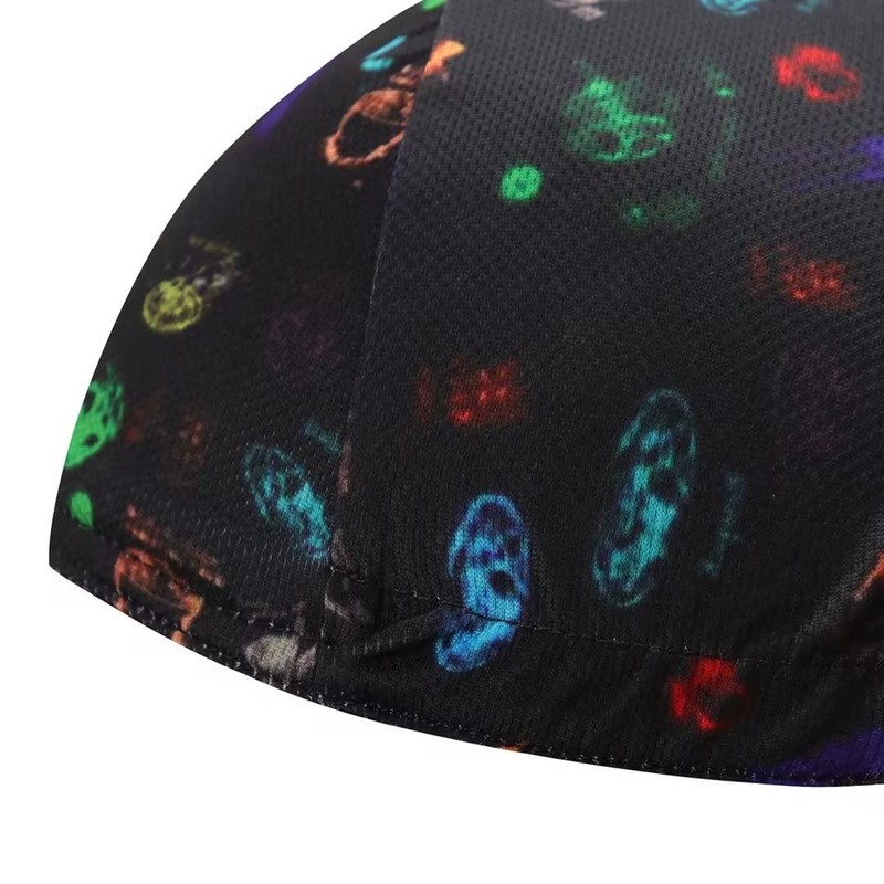 BikingBros Multicolor Cycling Cap - Polyester Cycling Hat-Under Helmet -
