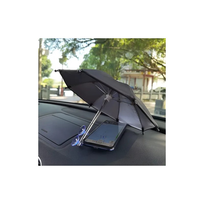 Soporte Para Sombrilla Para Teléfono Celular Para Auto Negro