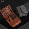 Kimming Multipurpose Nail Clippers Nail Care 16 Piece Set Toenail Clippers Brown W813C2C / 키밍 다용도 손톱깎이 네일케어 16종세트 발톱깎이 브라운W813C2C