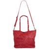 Samantha Look 021394 Women's Real Leather Shopper Bag, Made in