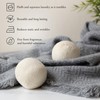 Cotton Dryer Balls Pack of 4, Natural Plant-Based Vegan Dryer