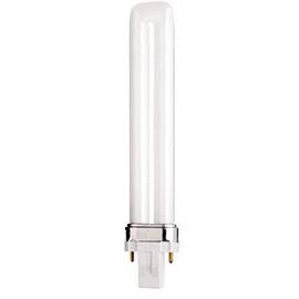 Satco 13 Watt Compact Fluorescent Twin Tube 2-Pin Light Bulb - GX23 Base, 4100K - CFS13W/841 model number S8312-SAT