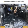 RERPRO Pet Dog Cargo Liner Mat for 2007-2024 Jeep Wrangler