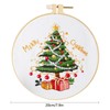 Huacan Embroidery Kits Christmas for Adults Beginner 4 Pcs DIY