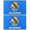 JBCD Oklahoma Flag Patch Tactical PVC Rubber Hook and Loop