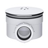Universal Outlet Chrome Shower Trap - 90mm Shower Drain, Easy