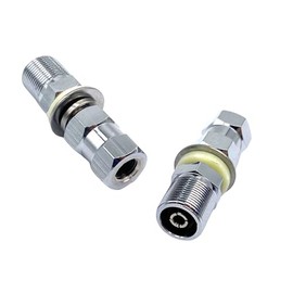 2Pcs Antenna Mount Adapters,SO239 UHF Female Connector CB Antenna Stud for Mounting 3/8 x 24 Threads CB Antennas Ham Radio