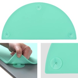 GASARÉ, Extra Large 20 x 11 Inches, Silicone Placemats for Toddlers, Kids Placemats for Dining Table, Suction Cups, Raised Edges, Non-Slip, Food Grade, BPA Free, Dishwasher Safe, Teal
