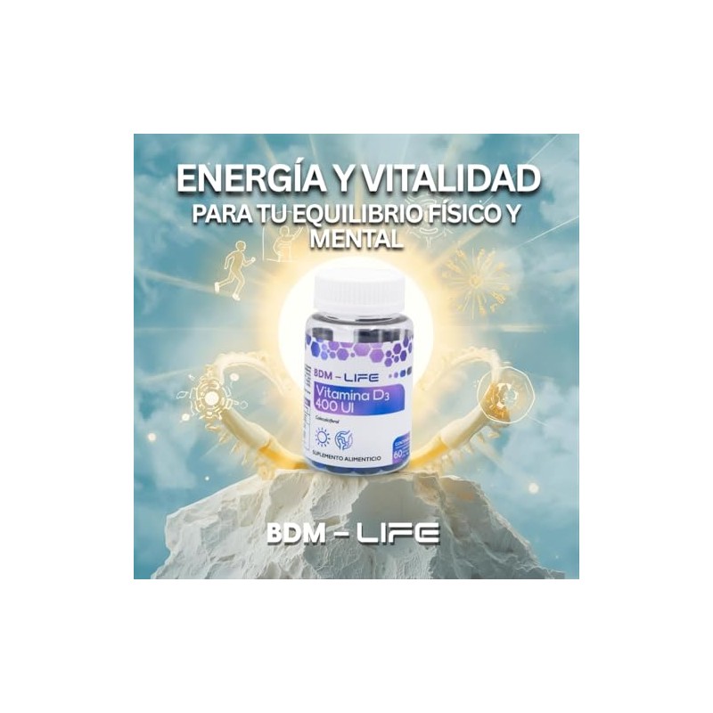 BDM LAB | Vitamina D3 | Vitamina C | 60