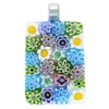 Glass Of Venice Millefiori Rectangular Pendant - Pastel Colours, Glass,