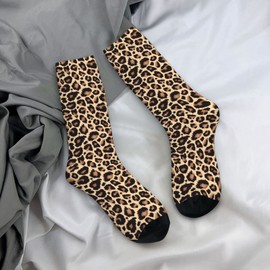 Mcewoel Leopard Print Socks for Men Womenfor Adults Teenager