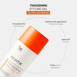 DS Laboratories Revita Gel® para estilizar el cabello Gel anticaída, fortalecedor, engrosa cabello, efecto seborregulador