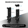 HAFOKO Aluminium Alloy Phone Tripod Mount with Cold Shoe Mount