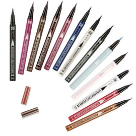 XIXI Color Eyeliner Extra Fine, Waterproof, Long Lasting (104# Dark Brown)