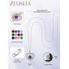 Zeuslia S925 Silver Women's Necklace, I Love You Always and