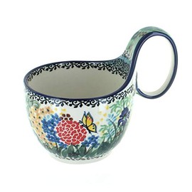 Blue Rose Polish Pottery Teresa Soup Mug